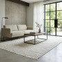 Elegantný koberec Simone 80x150 cm sivý